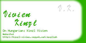 vivien kinzl business card